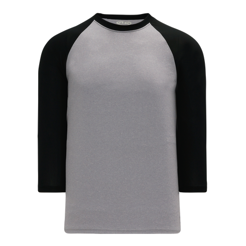Athletic Knit 3/4 Sleeve Crew Neck Baseball Shirt (BA1846)